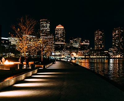  City park lighting in Europe